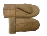 lambskin mitten